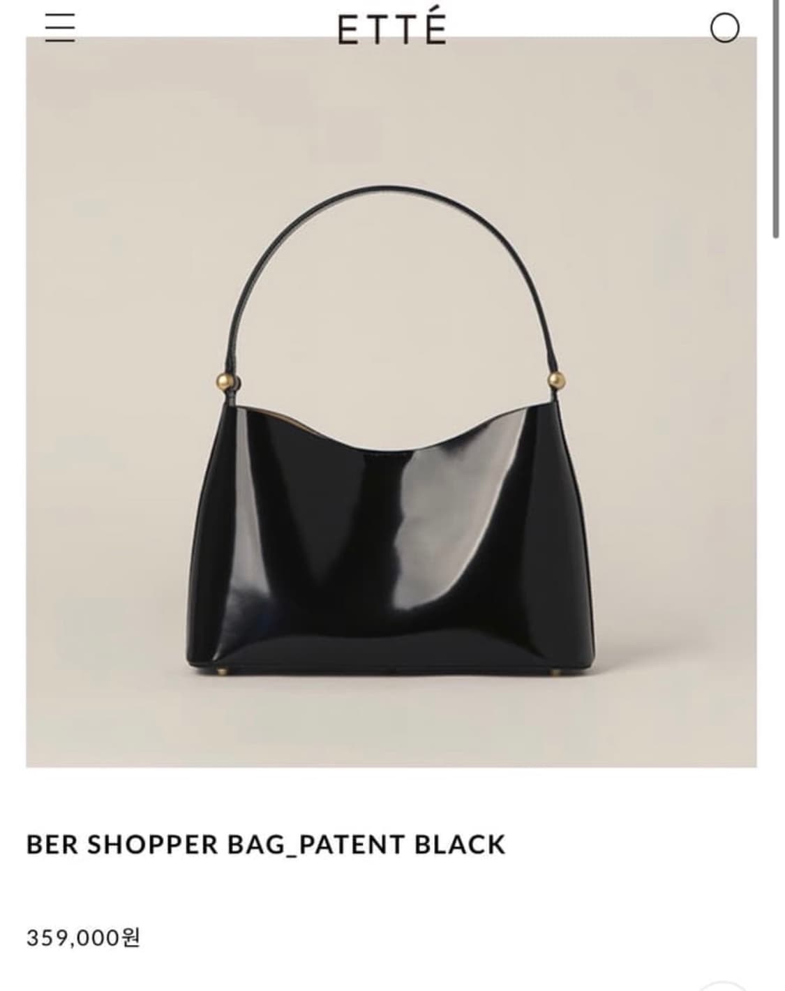 ETTE 쇼퍼 백 상품이미지1