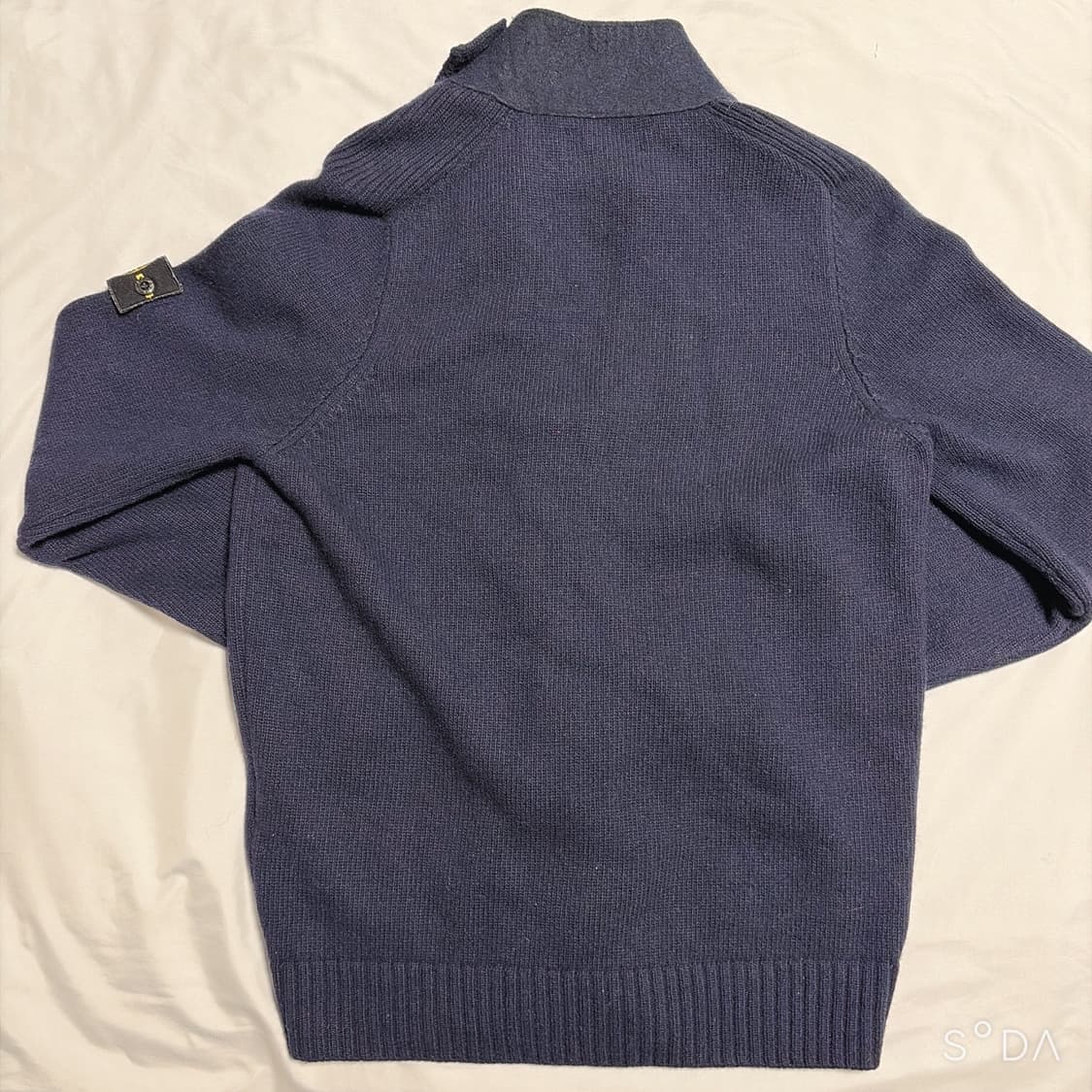 스톤아일랜드 램스울 가디건 네이비 M 상품이미지2