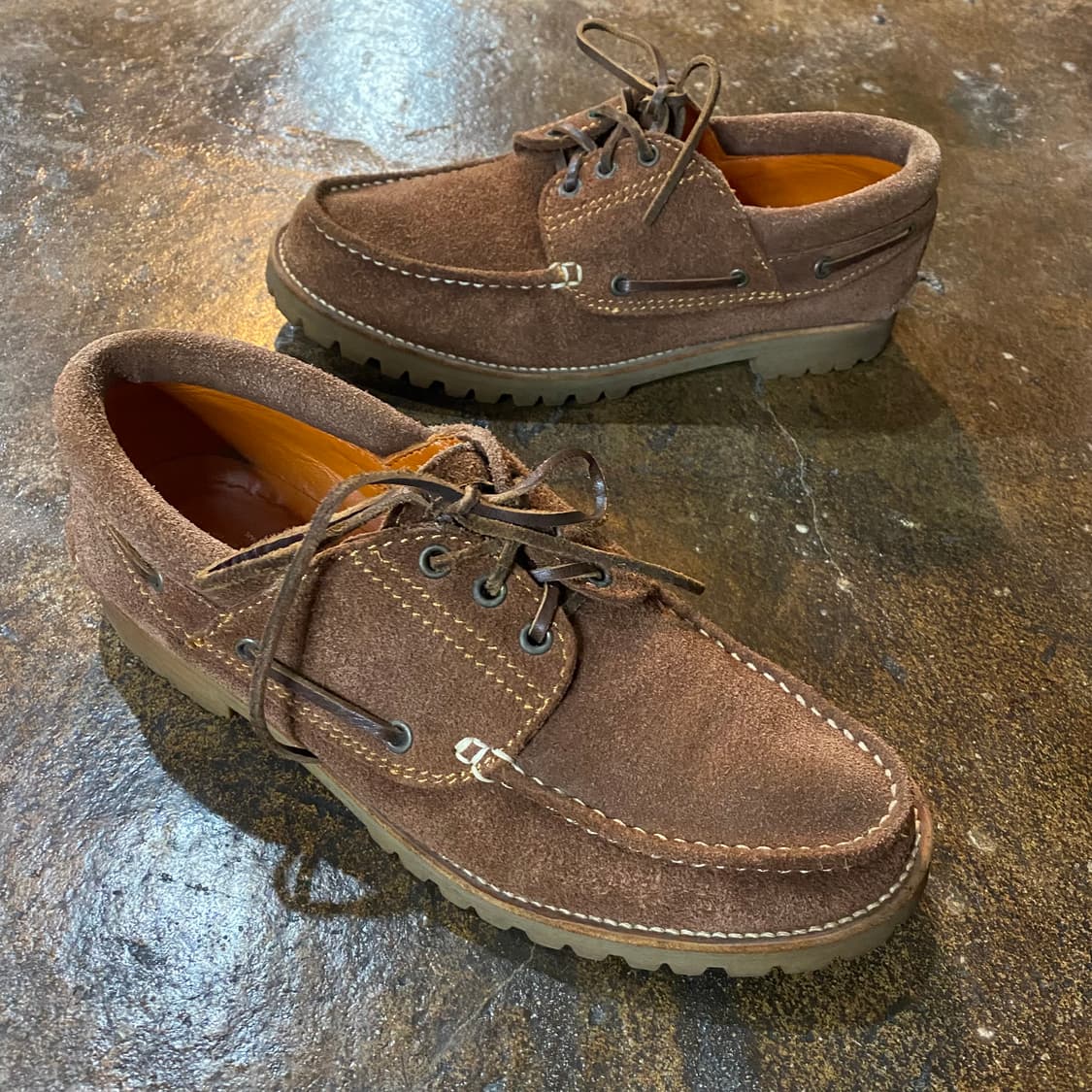 (275) 준야와타나베 스웨이드 보트 슈즈 상품이미지3