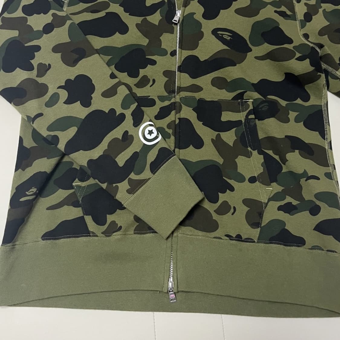 베이프 카모 샤크 풀 후드집업 상품이미지4