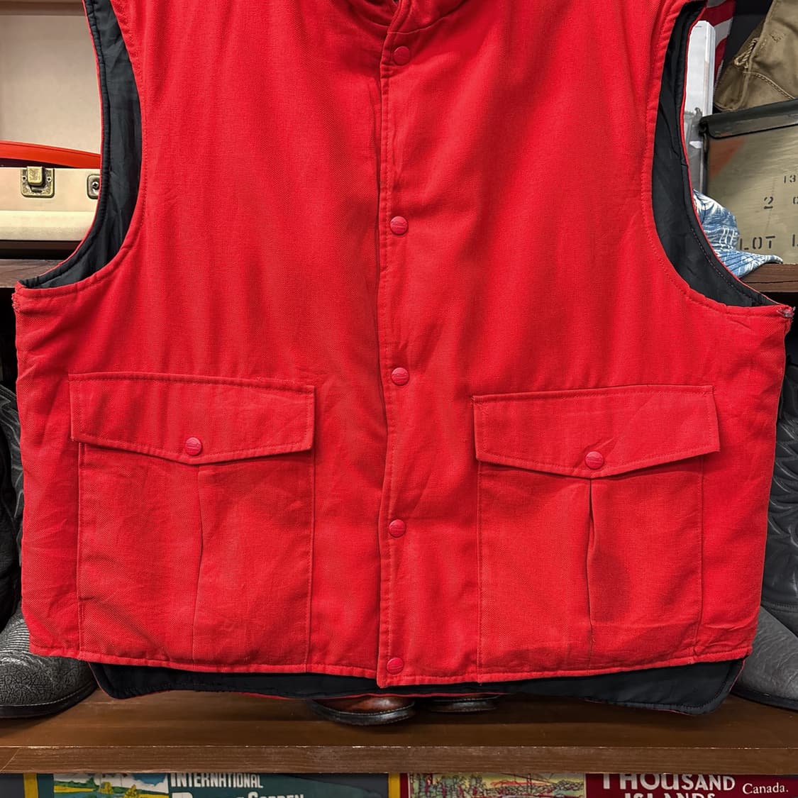 80~90s 엘엘빈 메인가이드 라인 프리마로프트 다운 베스트 N1175 상품이미지4