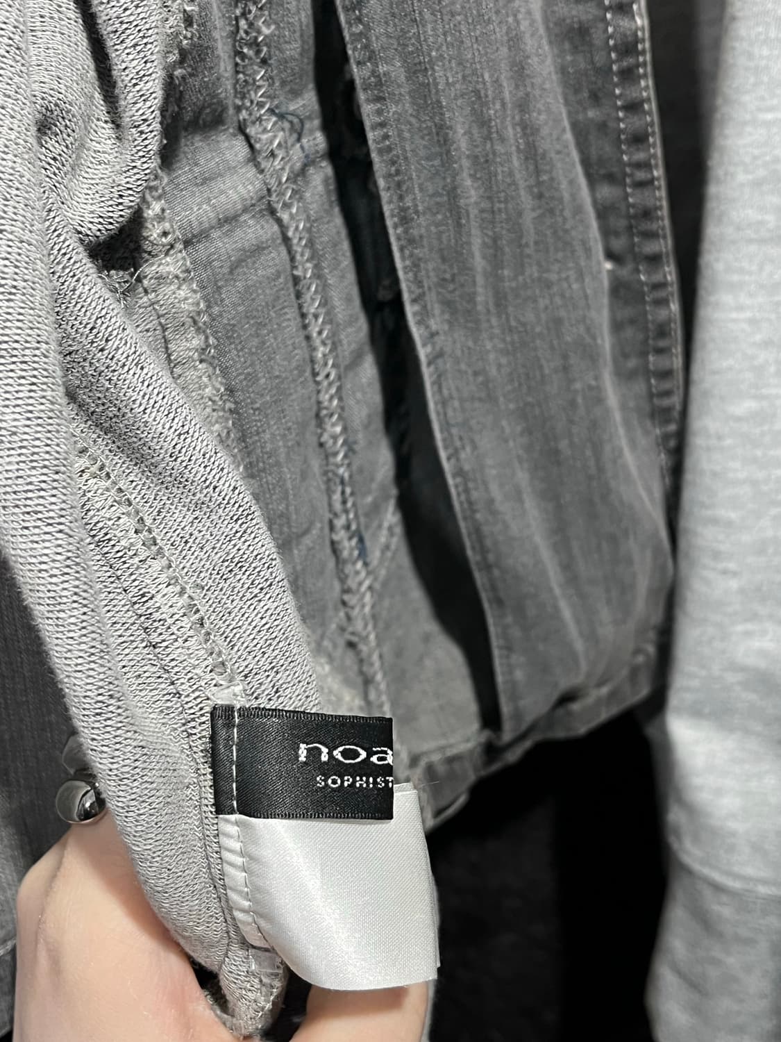 슬림핏 데님 자켓 상품이미지5