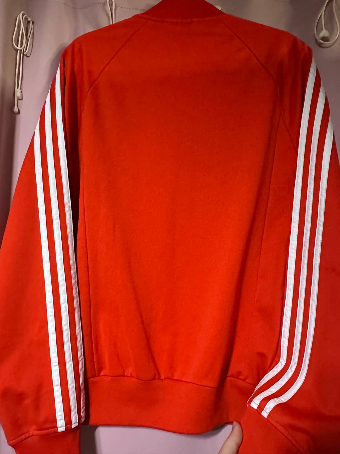 아디다스져지 아디다스 슈퍼스타 오렌지 트랙탑 불꽃져지 집업 파이어버드 상품이미지3