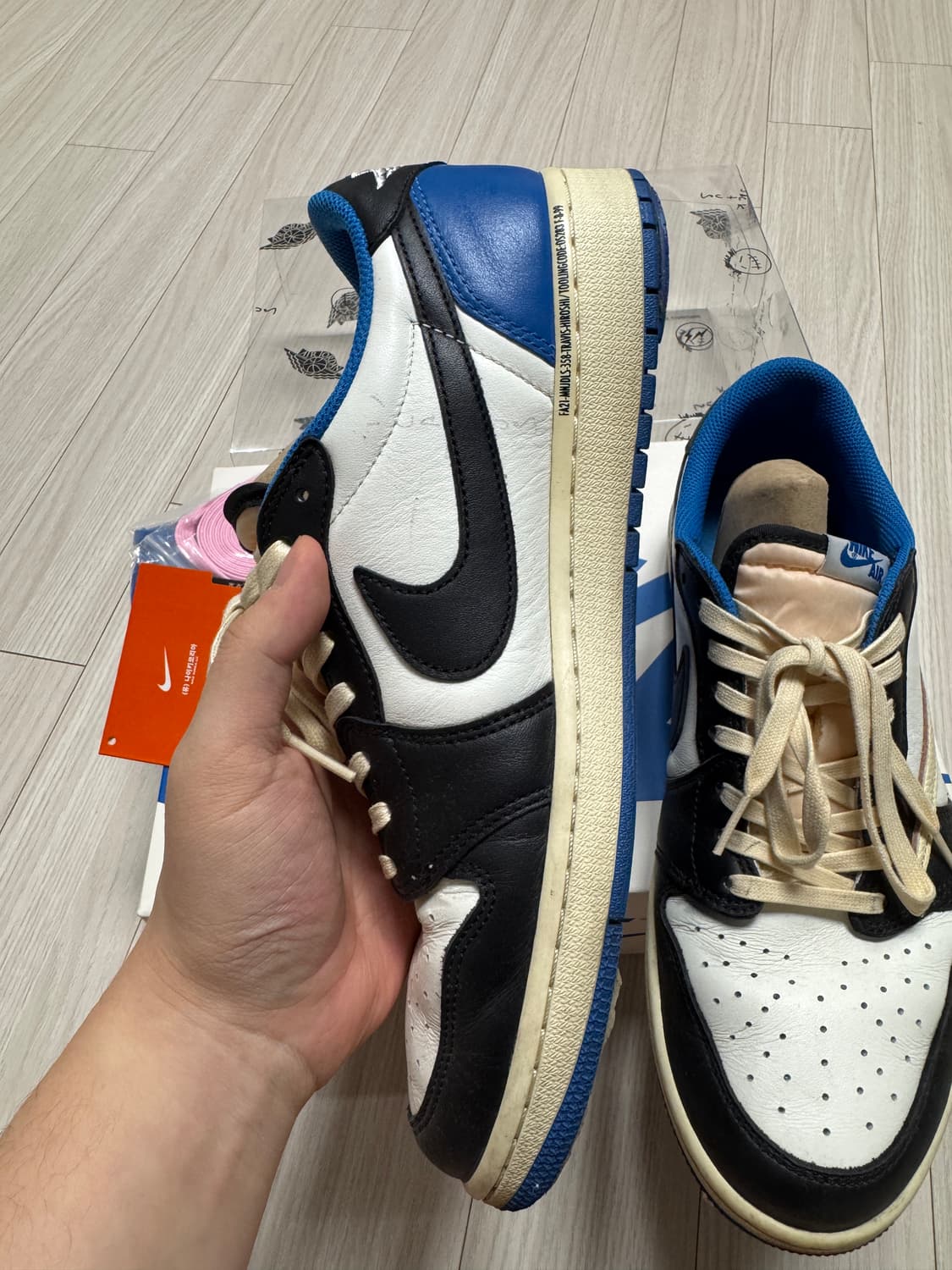 [285] 조던 1 x 트래비스 스캇 x 프라그먼트 조던 로우 상품이미지4