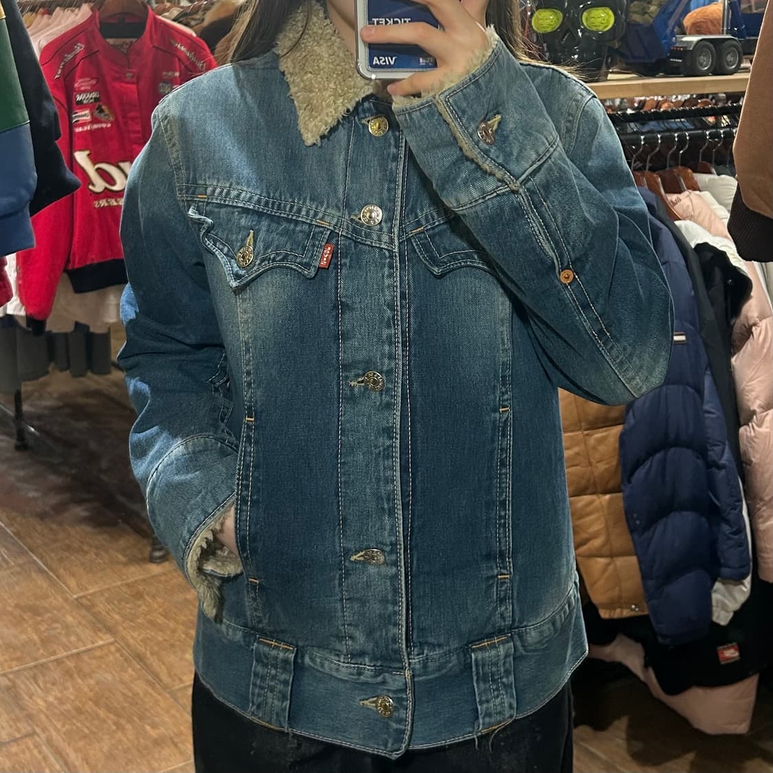 [HI] 리바이스 셰르파 데님 자켓 상품이미지2