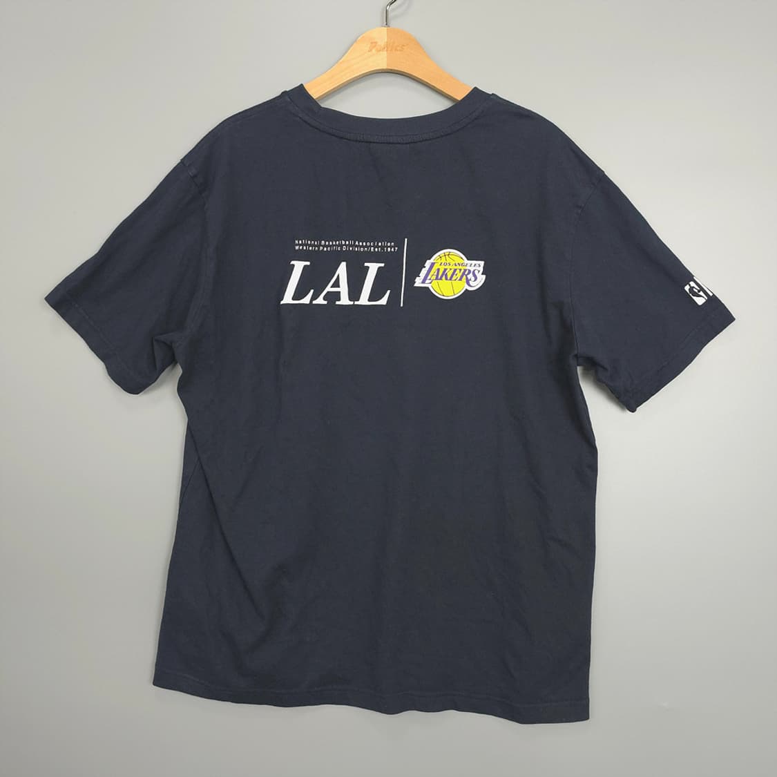 NBA 레이커스 로고 반팔티 네이비 XXL 상품이미지4