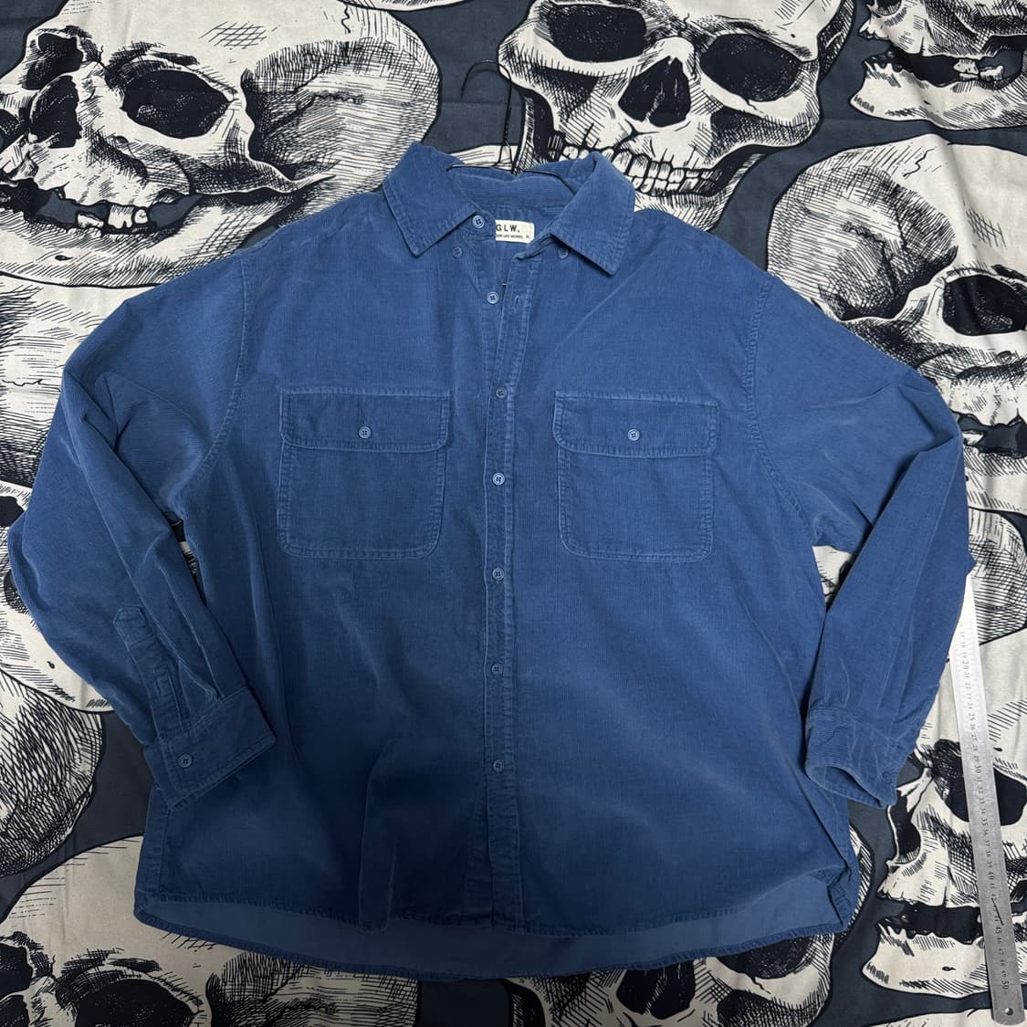 굿라이프웍스 코듀로이남방 XL사이즈 상품이미지1