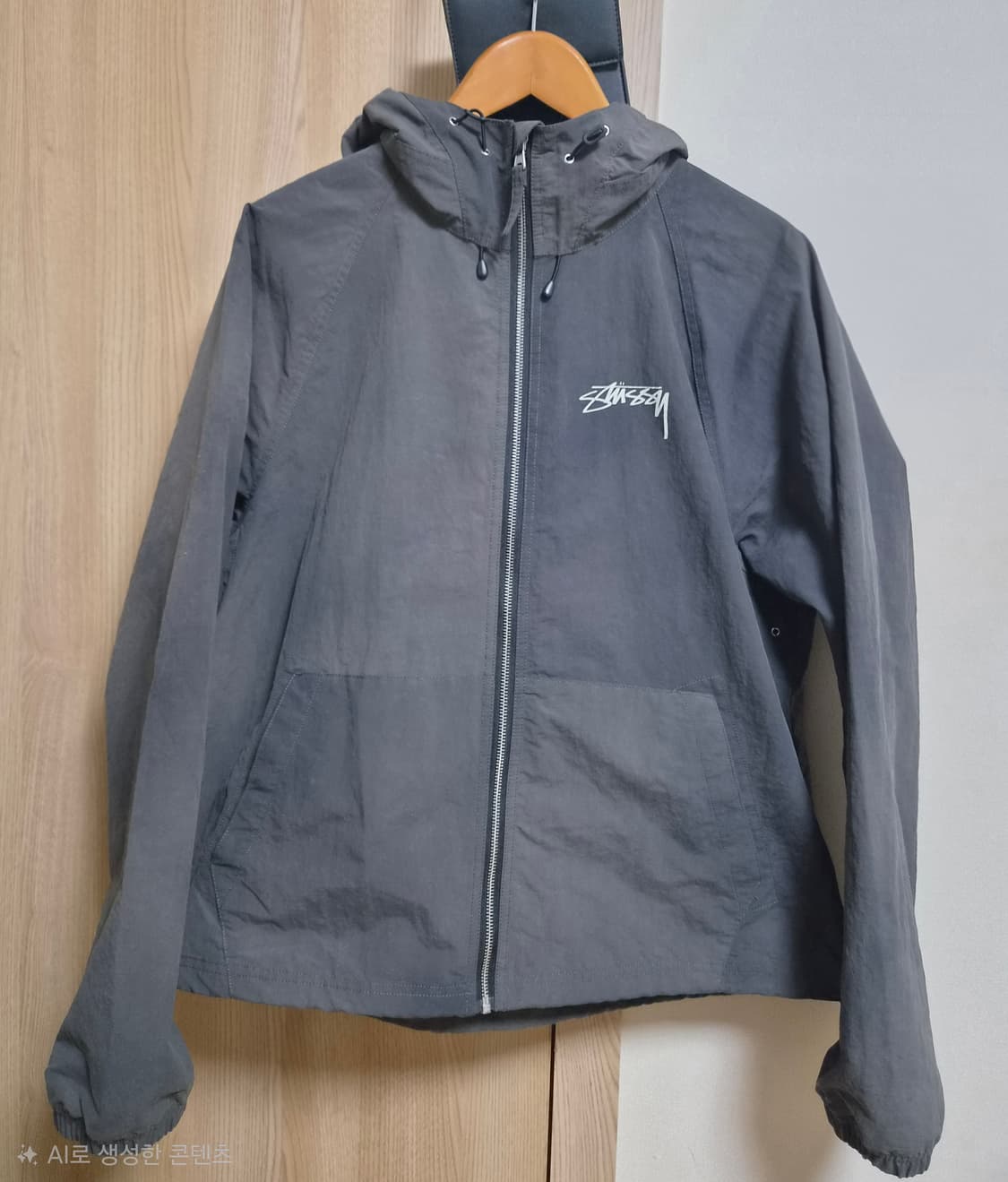 스투시 웨이브 다이 비치 쉘 자켓 블랙 [M] 상품이미지1