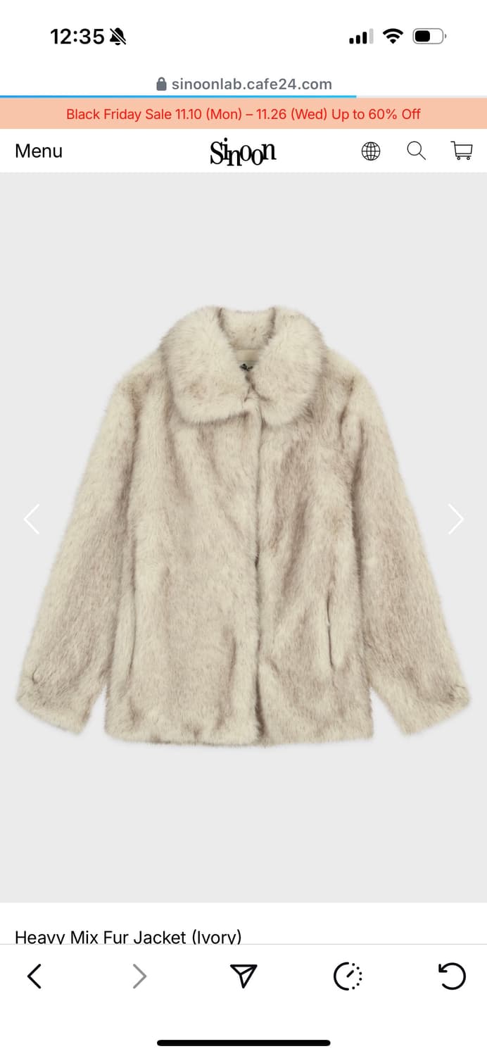 Sinoon 시눈 퍼 쟈켓 상품이미지1