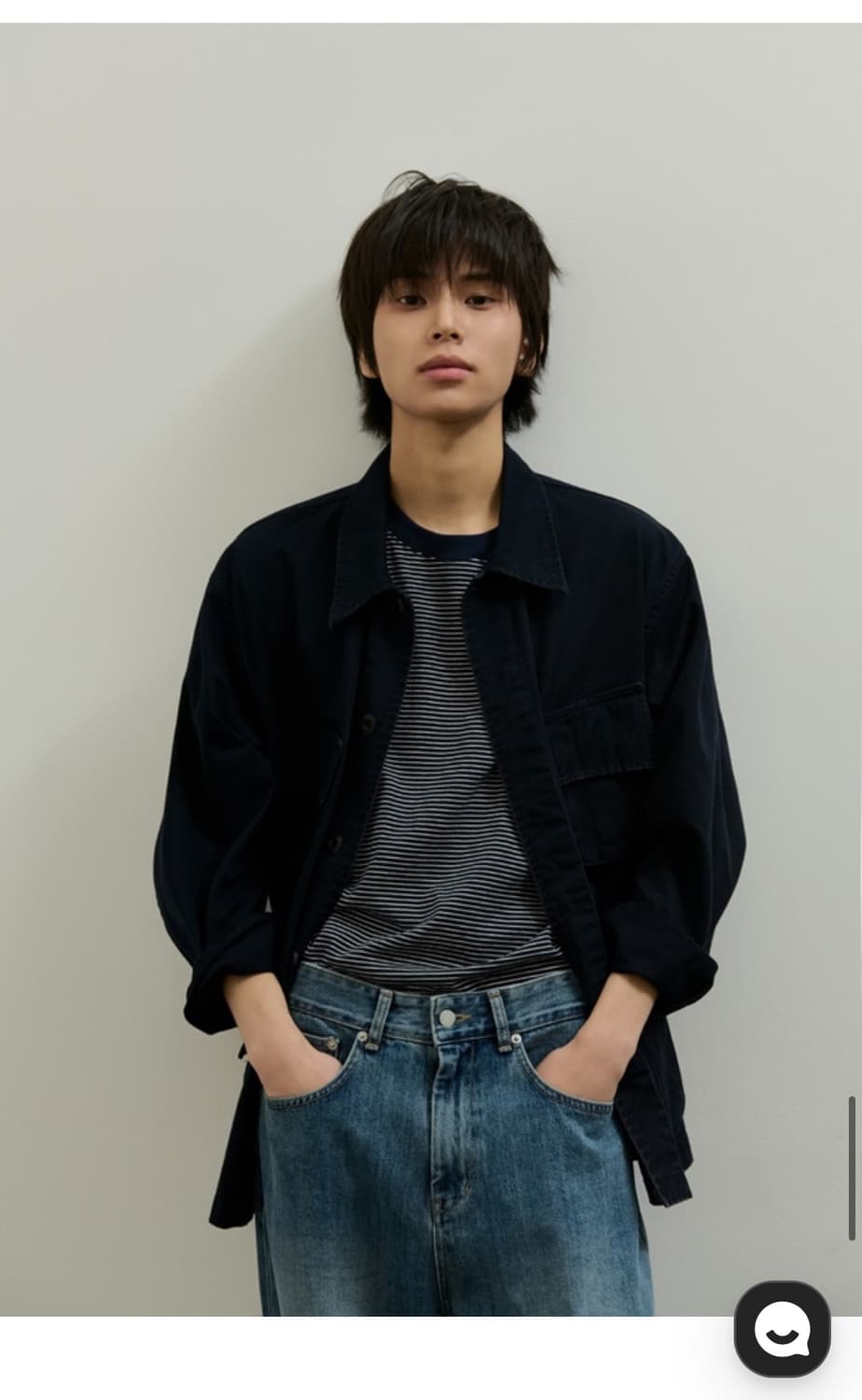 퍼렌 정글 퍼티그 자켓 네이비 3사이즈 상품이미지10