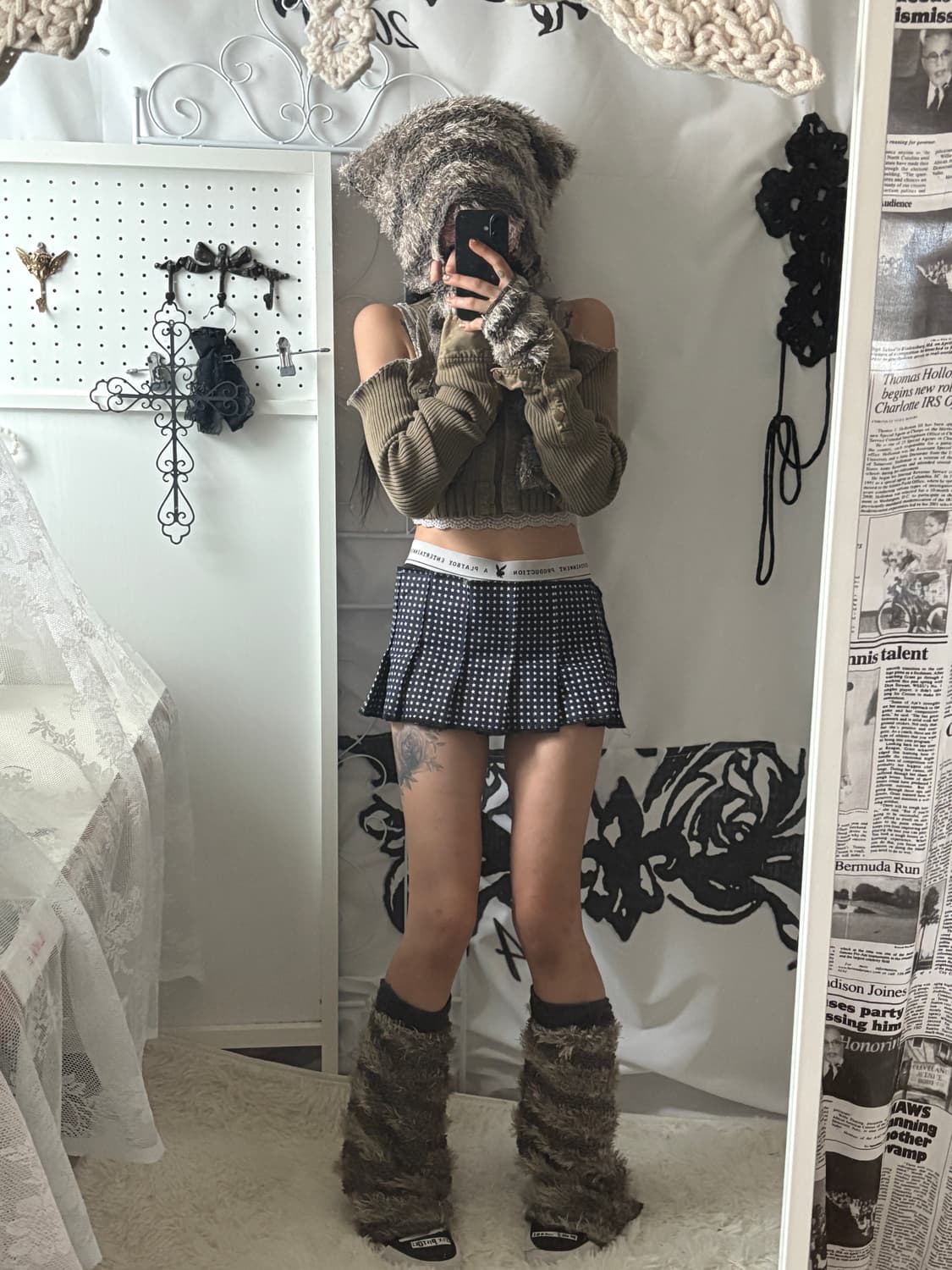 • Striped Cat Hat 상품이미지2