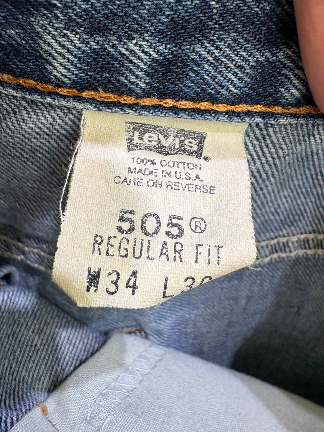 00's LEVIS 505 (Made in USA) 데님팬츠 상품이미지7