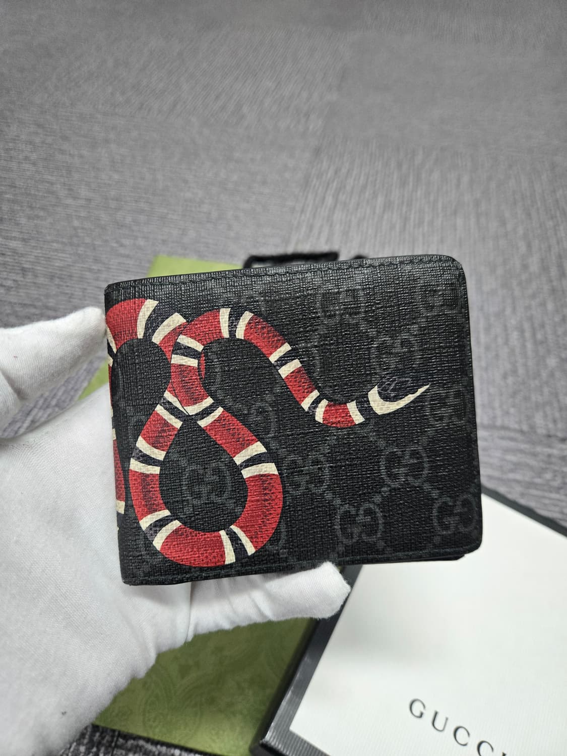 [특가][정품]구찌 킹스네이크 반지갑 상품이미지1