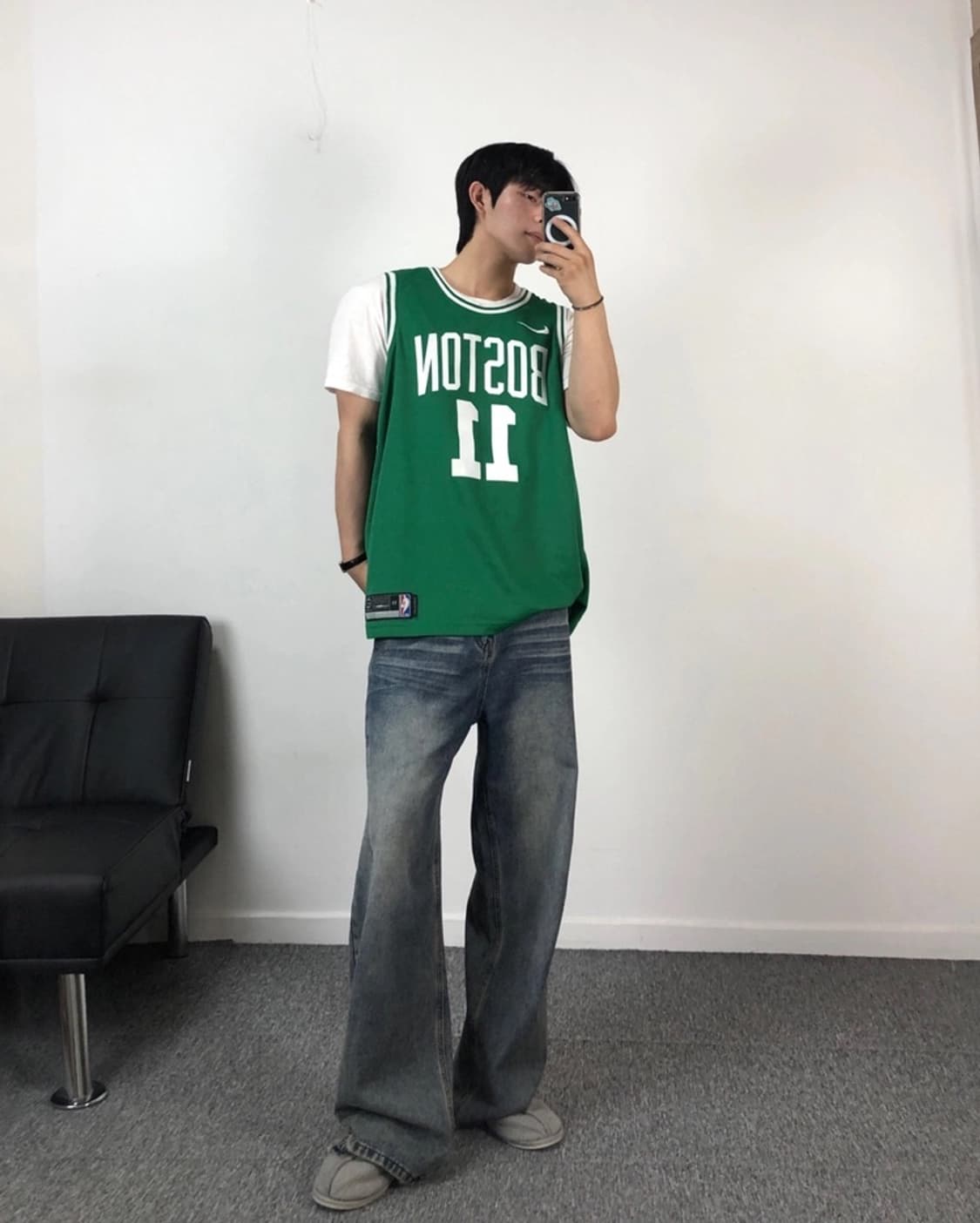 나이키 X nba 농구져지 아이콘에디션 living 나시 슬리브리스 상품이미지1