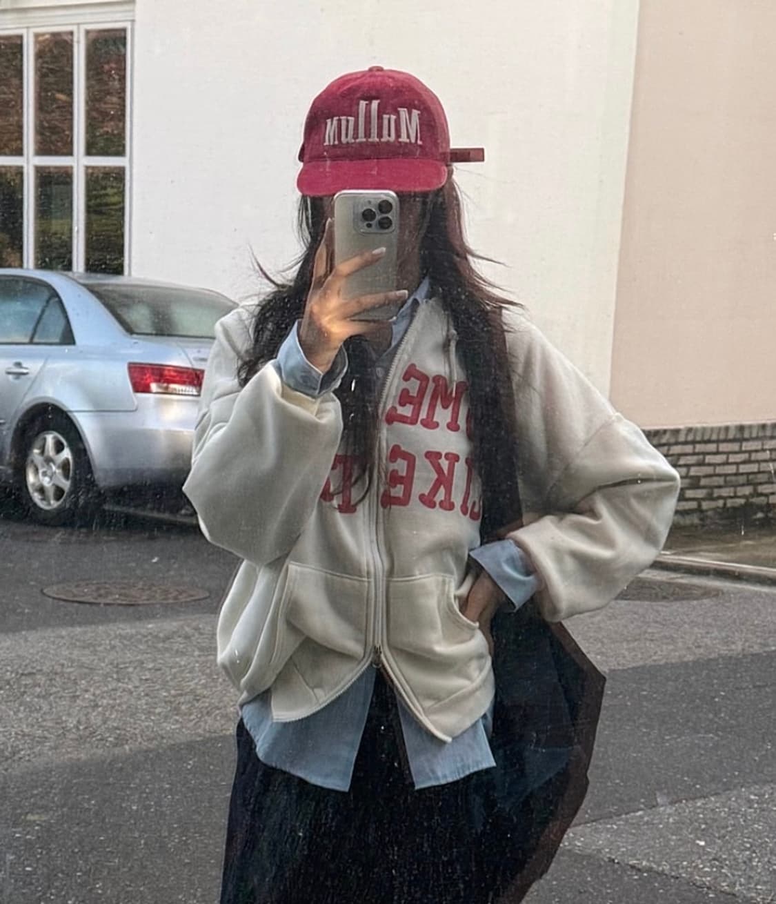 초봄 개강룩 마이네임이즈피터 스냅백 코디세트 상품이미지1