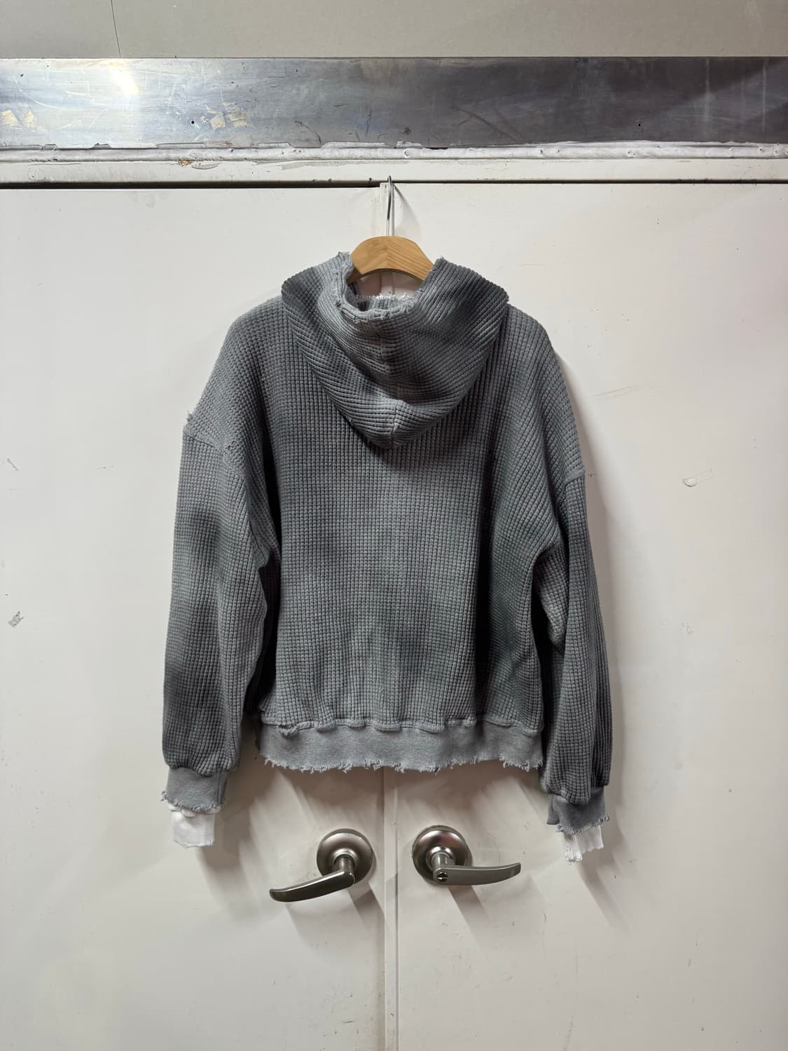 빈티지 와플 후드집업 상품이미지5