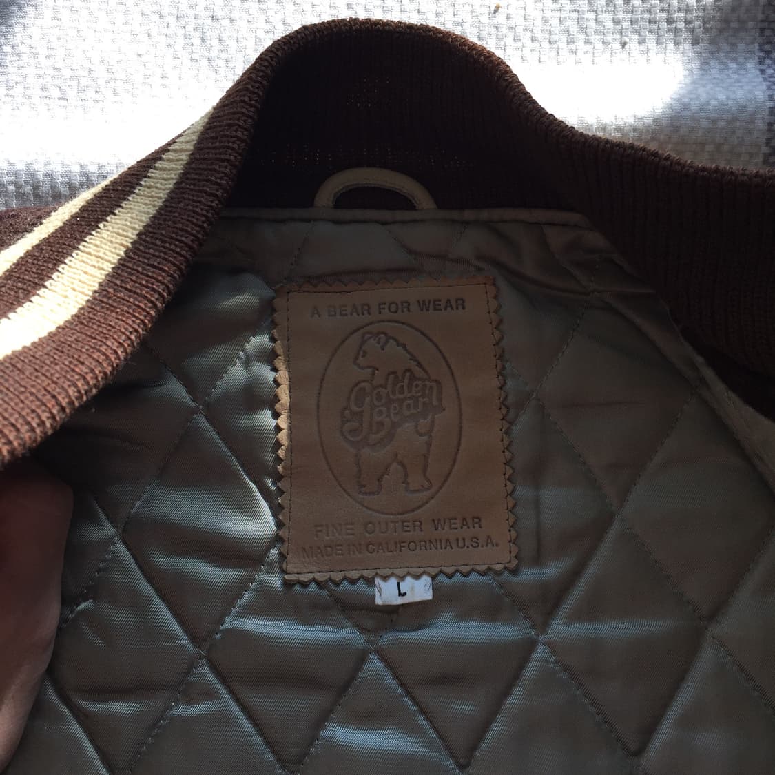 빈티지 골든베어 바시티 자켓  상품이미지7
