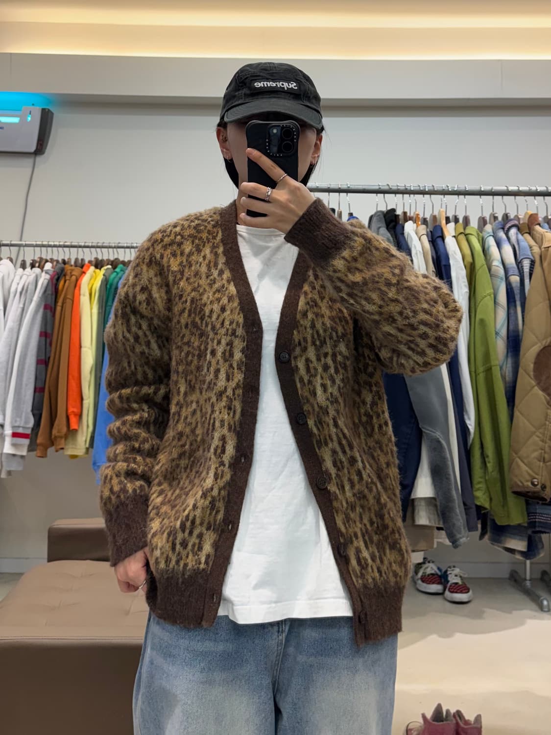 애즈이프캘리 레오파드 가디건 상품이미지8