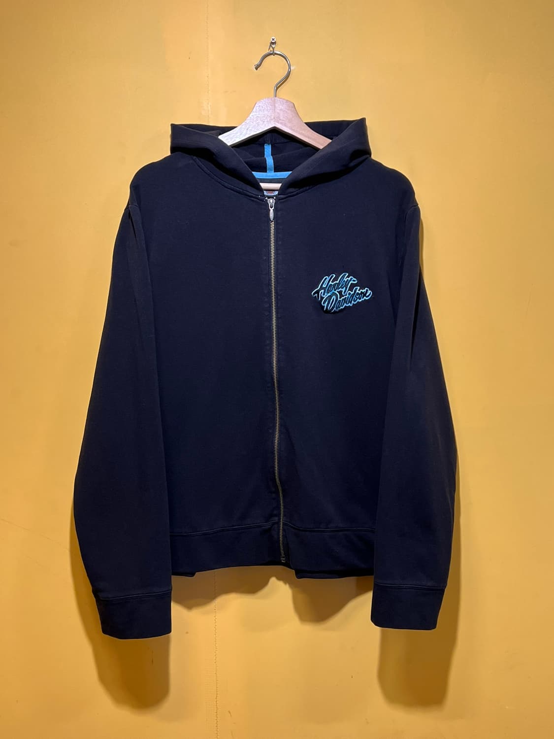 07SS [여성2XL] 할리데이비슨 라인스톤 이글 윙 자수 풀집업 후디 상품이미지2