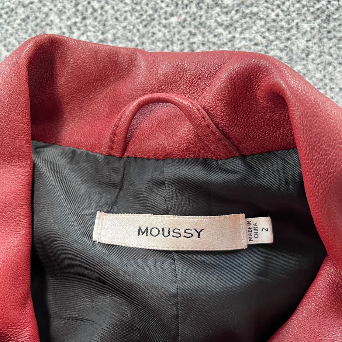 MOUSSY 레더자켓 상품이미지3
