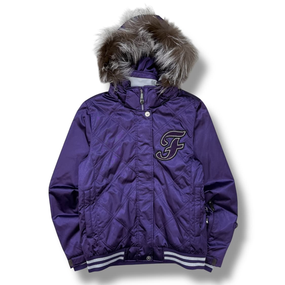 후부 패치 y2k 퍼 점퍼 r1815 상품이미지1