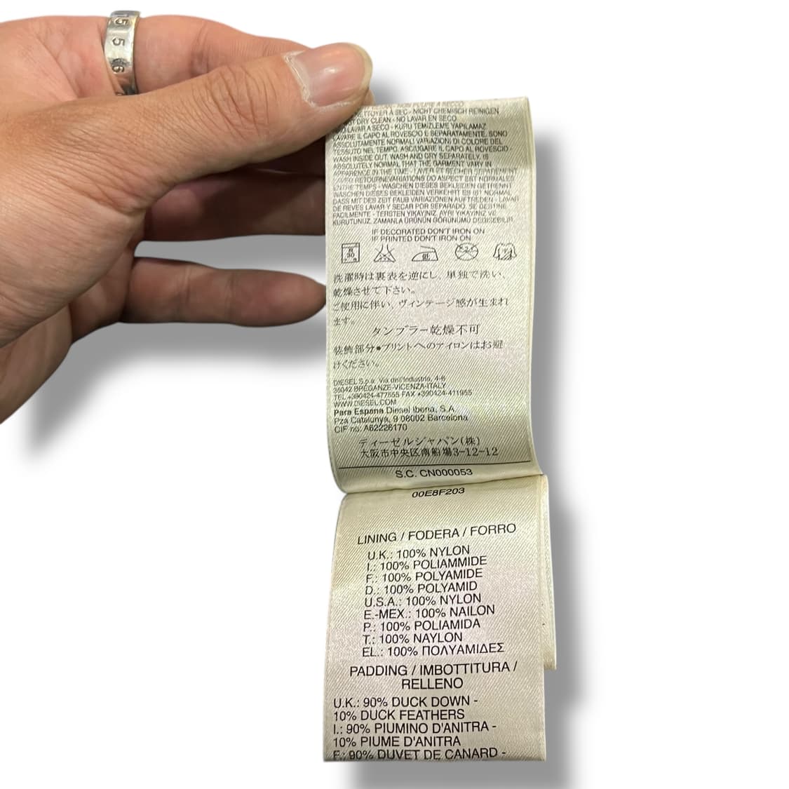  디젤 투웨이 패딩 y13919 상품이미지9
