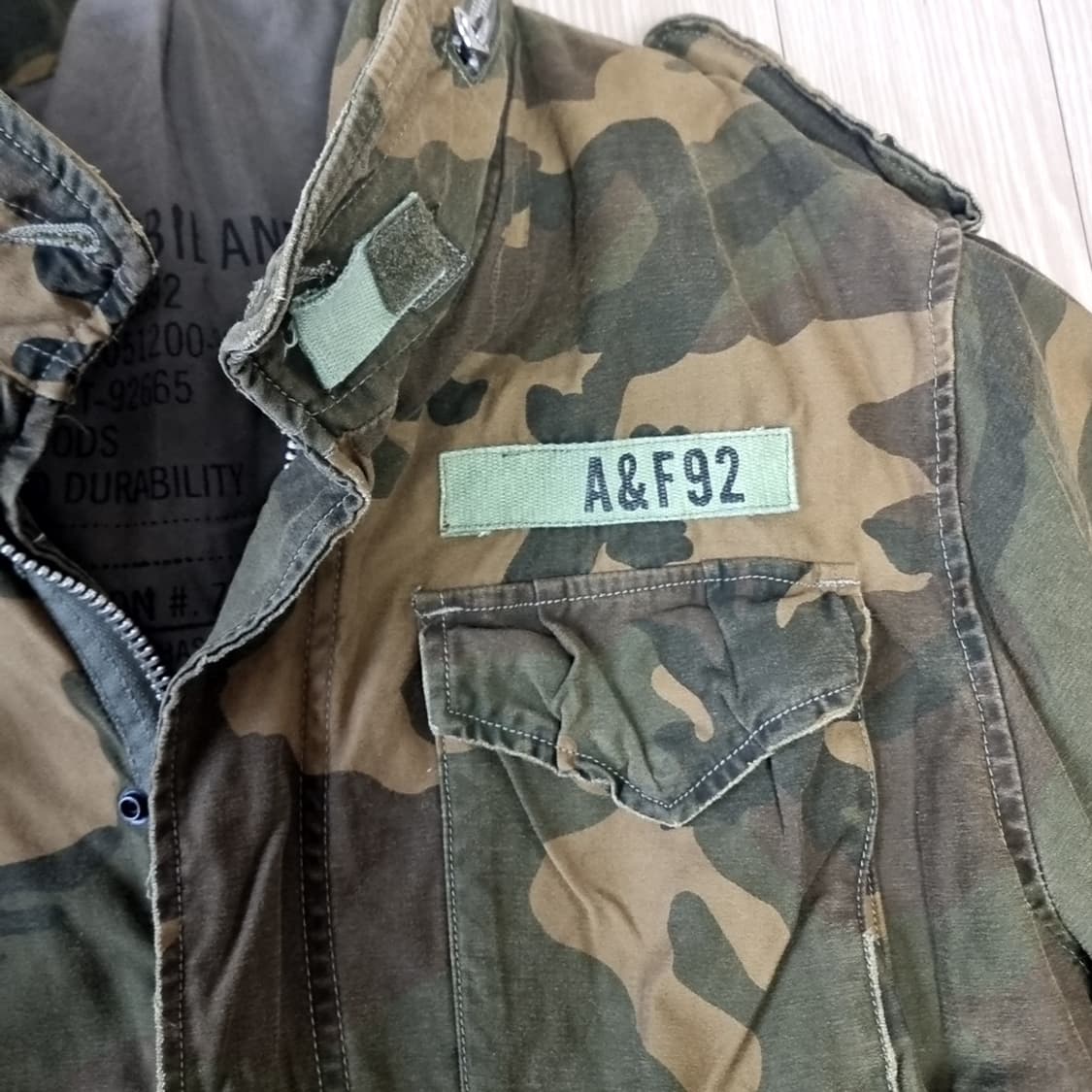 아베크롬비 디비젼 필드자켓  m65카모 야상 점퍼(100-105) 상품이미지2