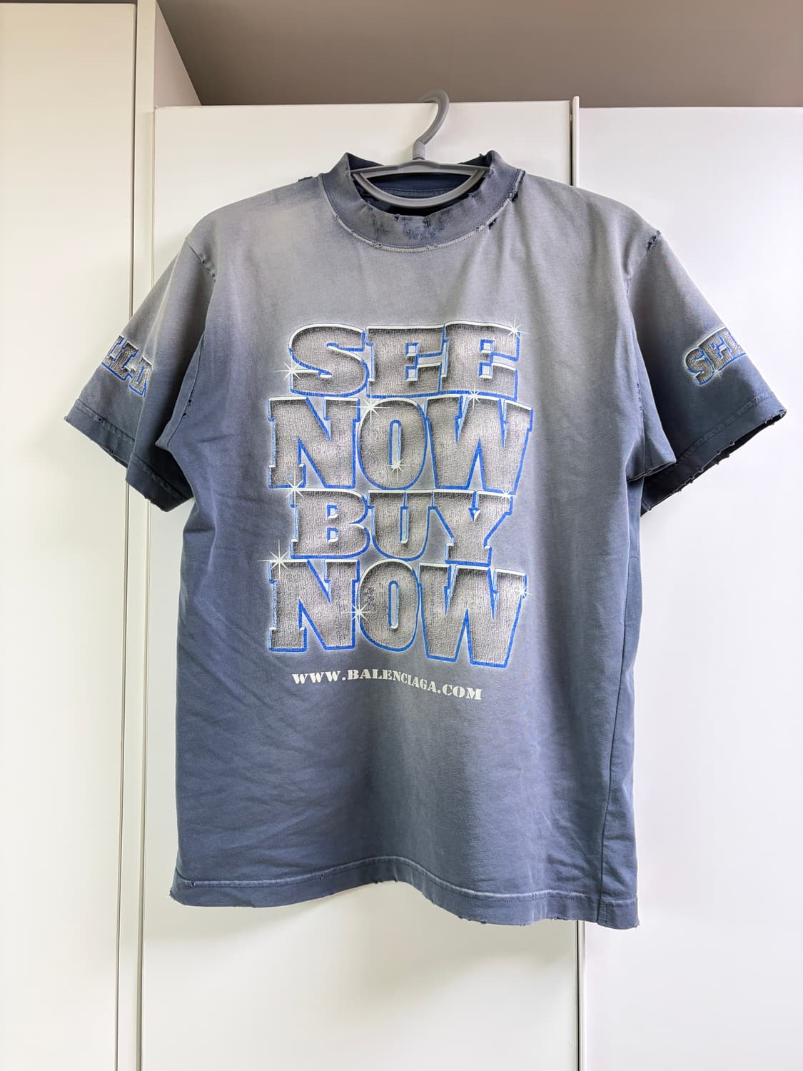 발렌시아가 snbn 스몰핏 티셔츠 상품이미지1