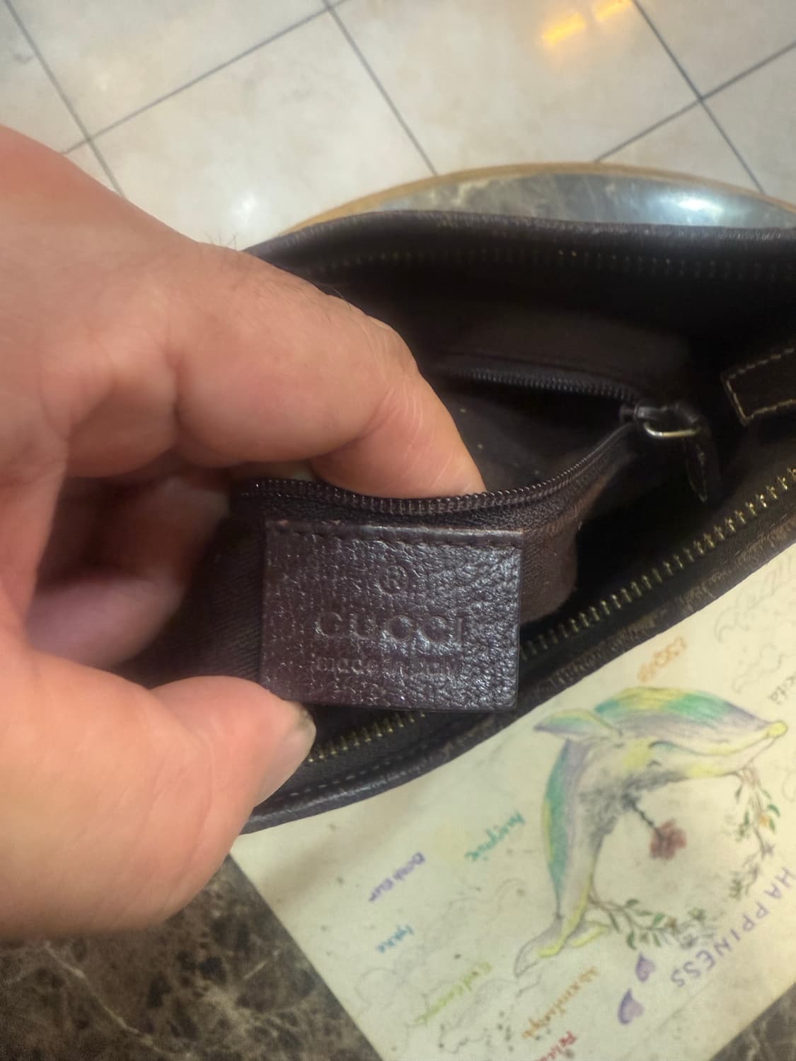 정품 구찌 D링 쇼퍼백 팝니다 상품이미지8