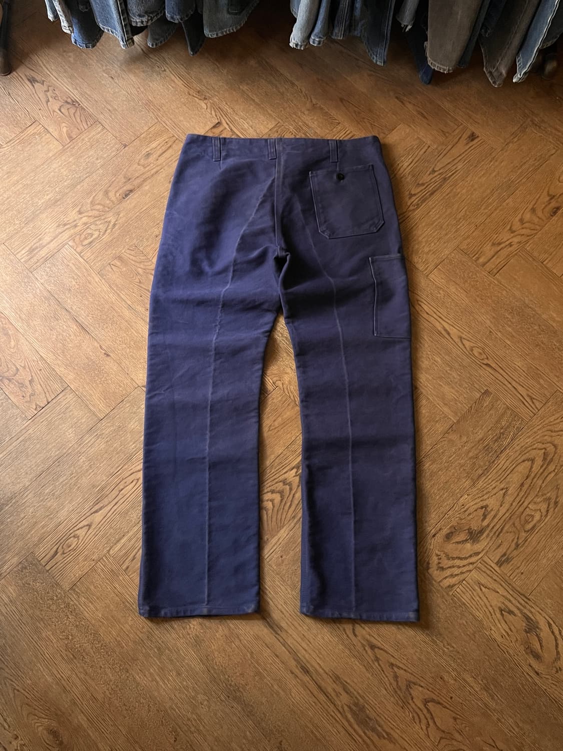 [36]90's Rofa사 빈티지 워싱 몰스킨 프렌치 워크 팬츠 상품이미지2