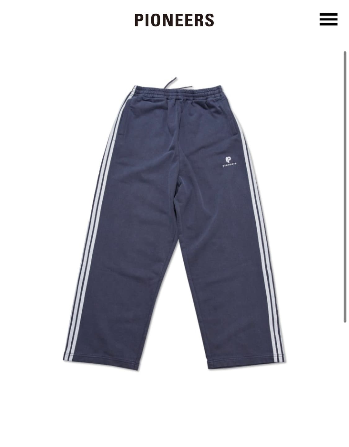 구해요)) 파이오니어스 트랙 스웻팬츠_네이비 상품이미지1