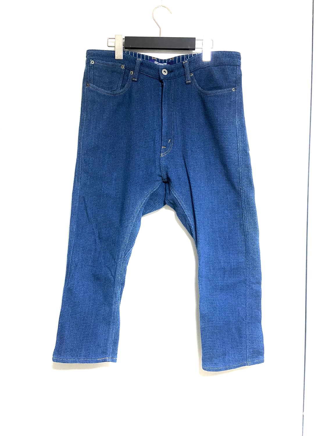 준야 와타나베 15SS 사시코 레더 패치 사루엘 팬츠 상품이미지7