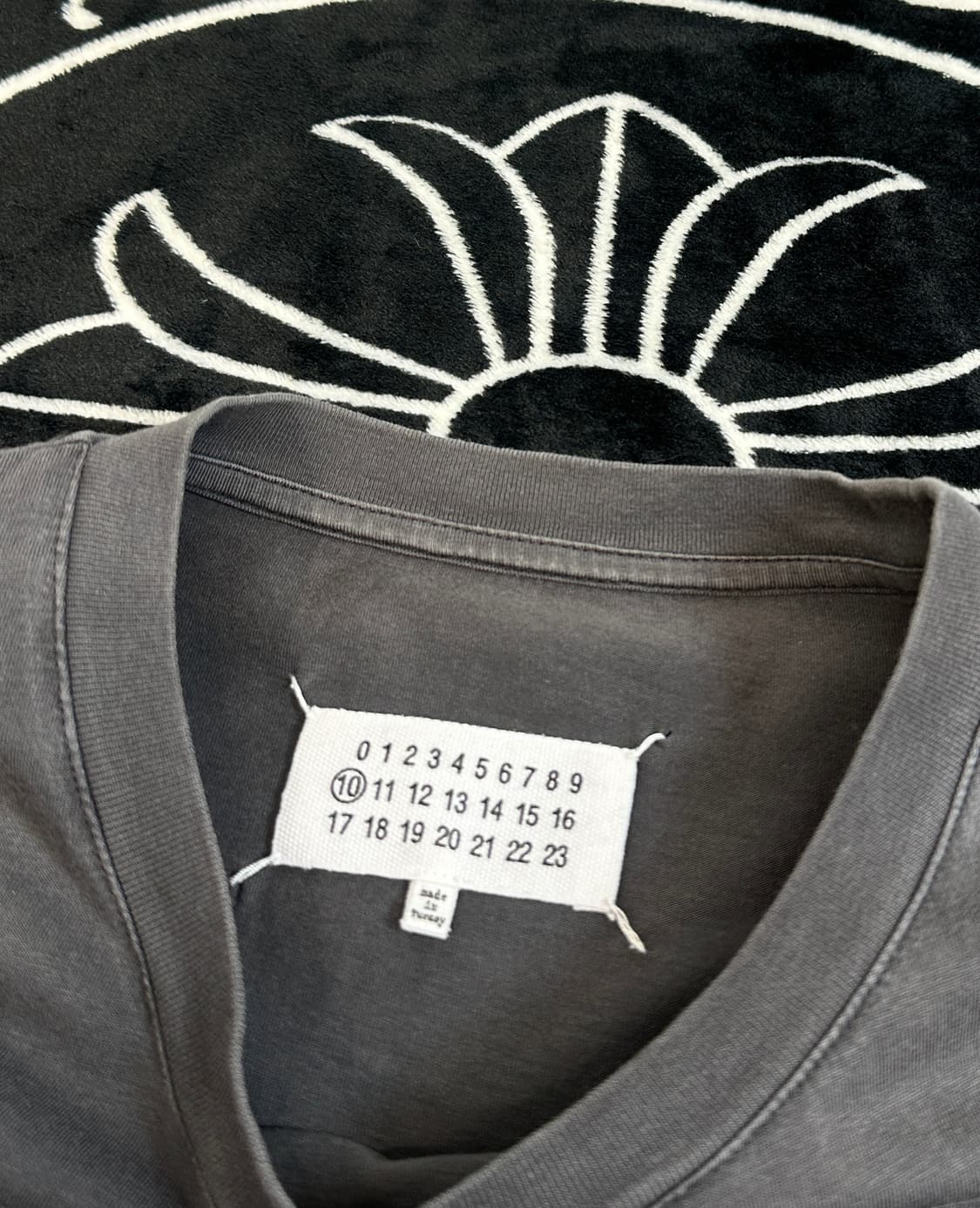 메종 마르지엘라 코튼 티셔츠(50) 다크그레이  상품이미지3