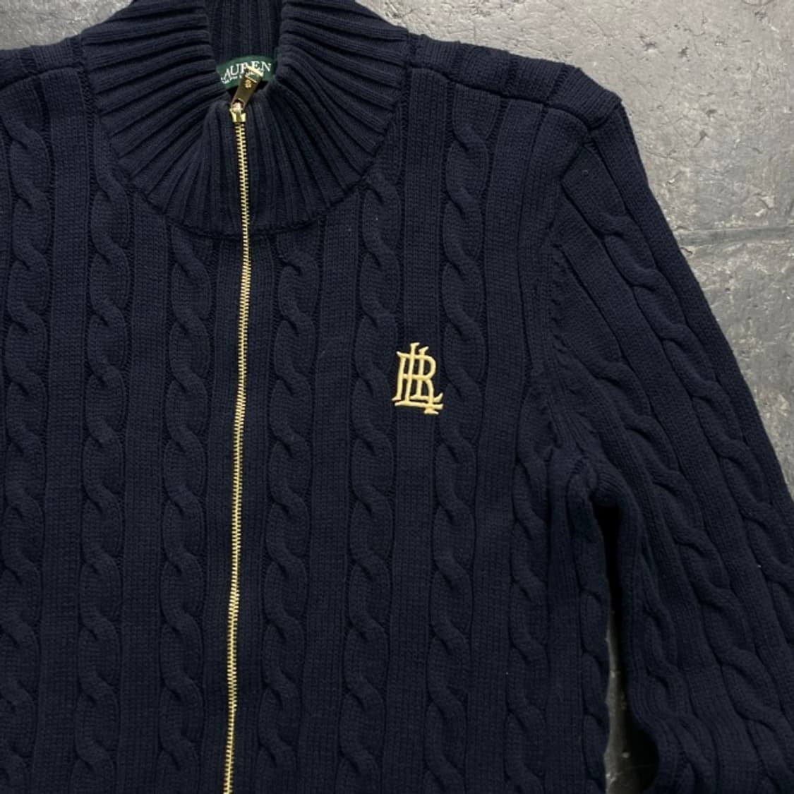 95 랄프로렌 로렌 니트집업 상품이미지2