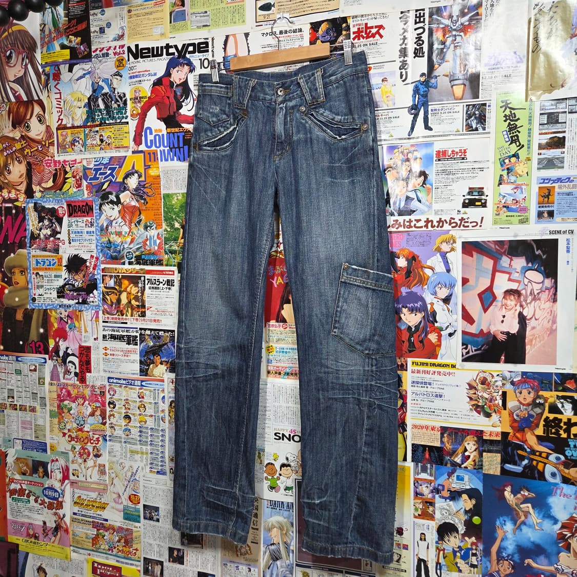 DOHC 사이드 포켓 베트맨 데님 팬츠 상품이미지6