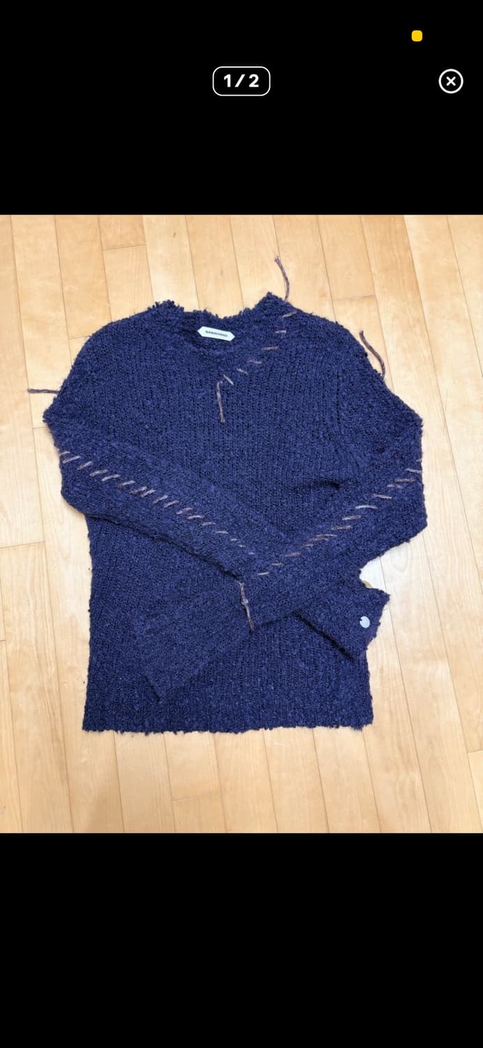 (M)나마체코 행포드 니트 상품이미지1