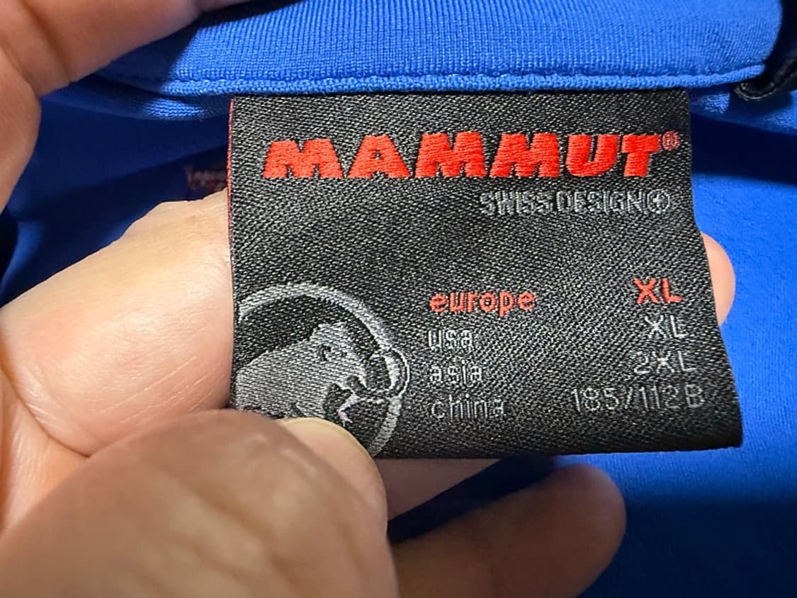 마무트 MAMMUT 반집업 등산티셔츠 남성용 100사이즈 상품이미지3