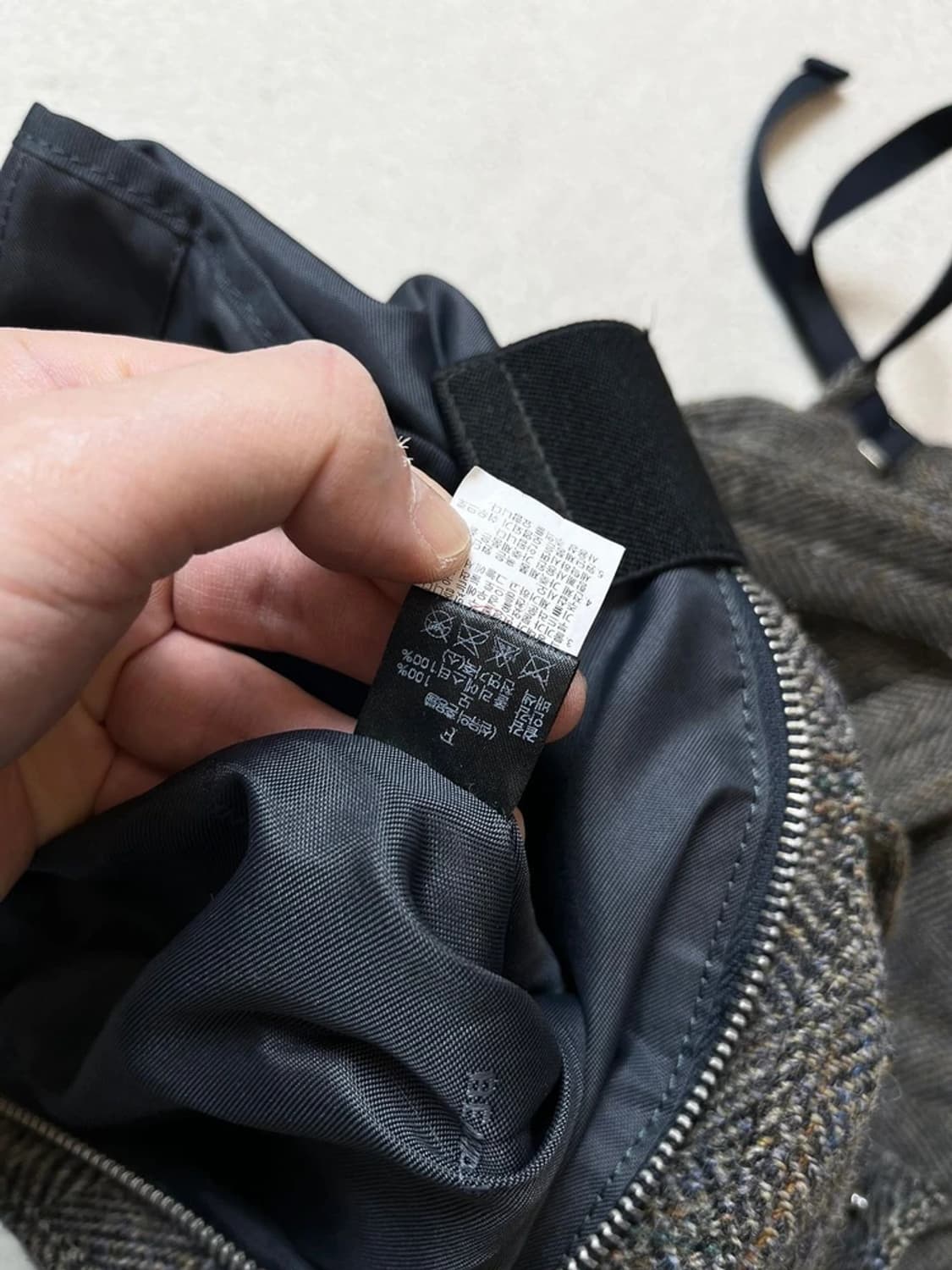 빈폴 x 해리스트위드 19FW 멀티 토트 겸 백팩 Q1266 상품이미지10