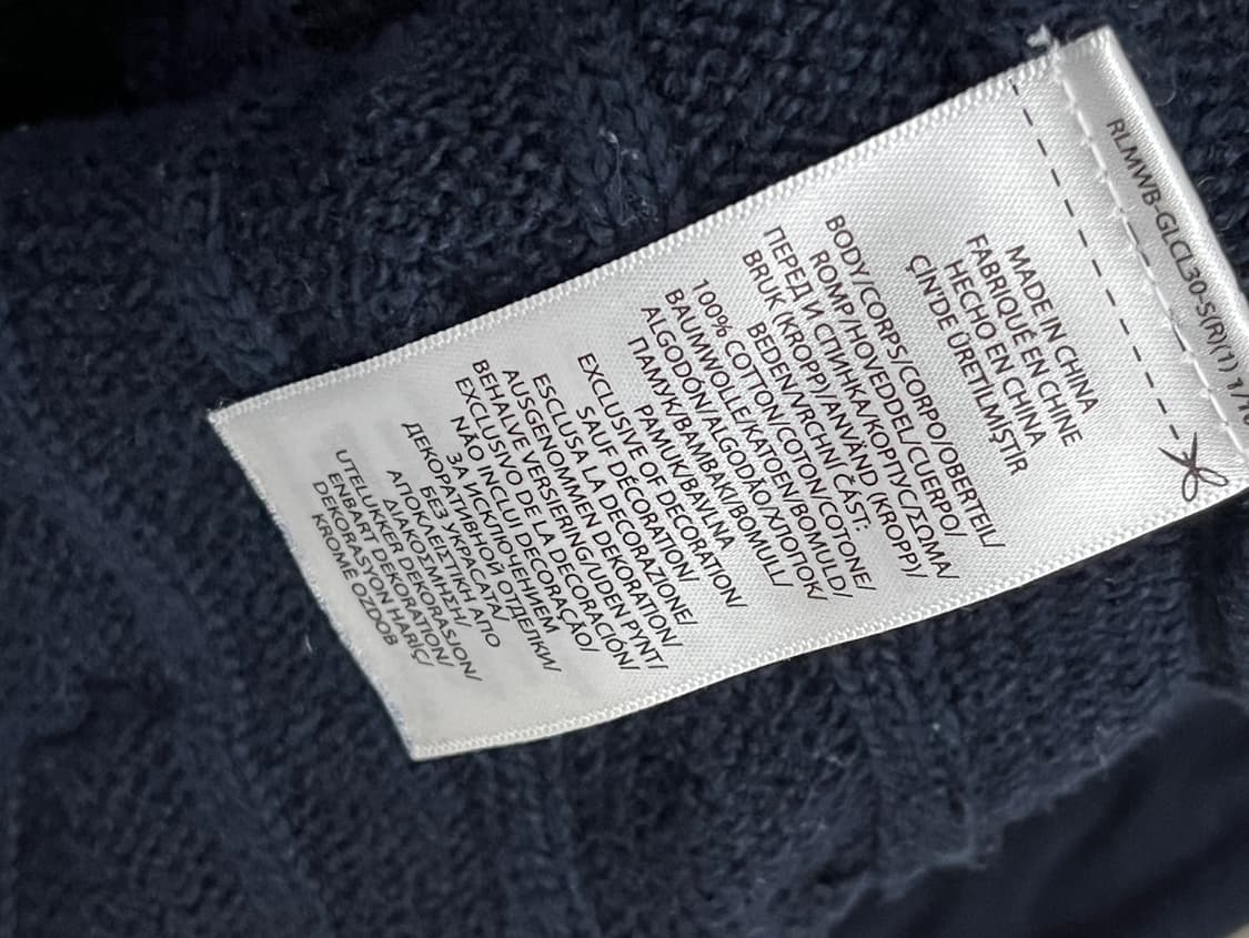 폴로 랄프 로렌 케이블 하프 집업 니트 상품이미지5