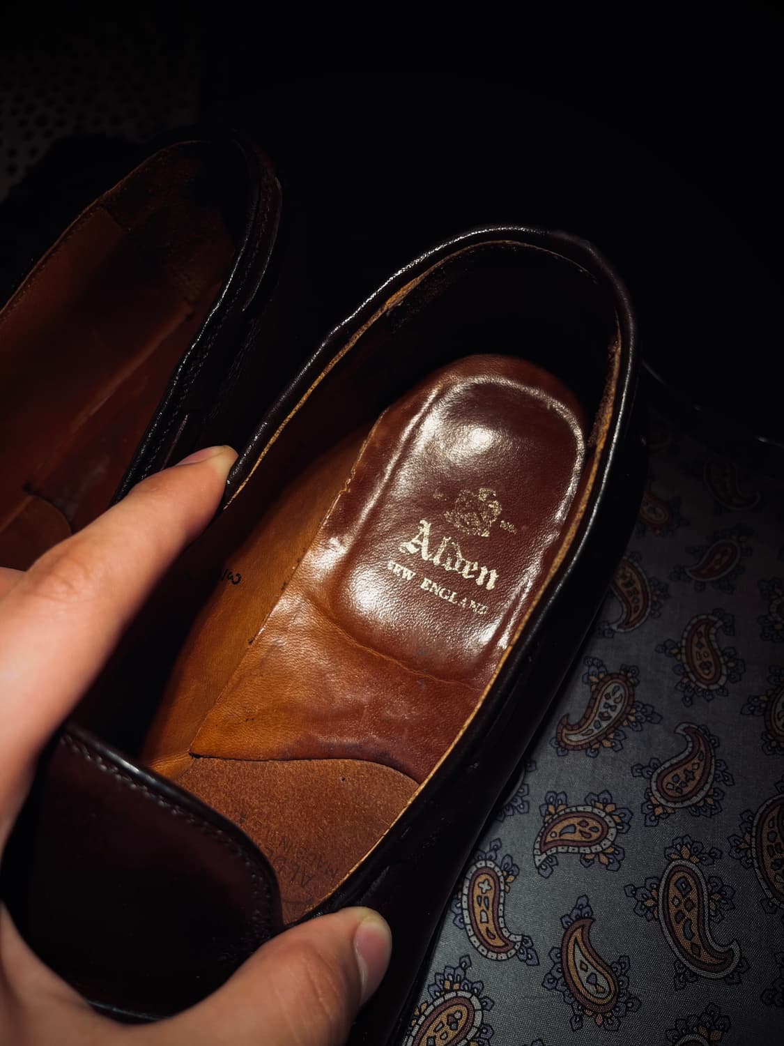 [급처1/4가격]알든 563 테슬로퍼 버건디 브라운 상품이미지2