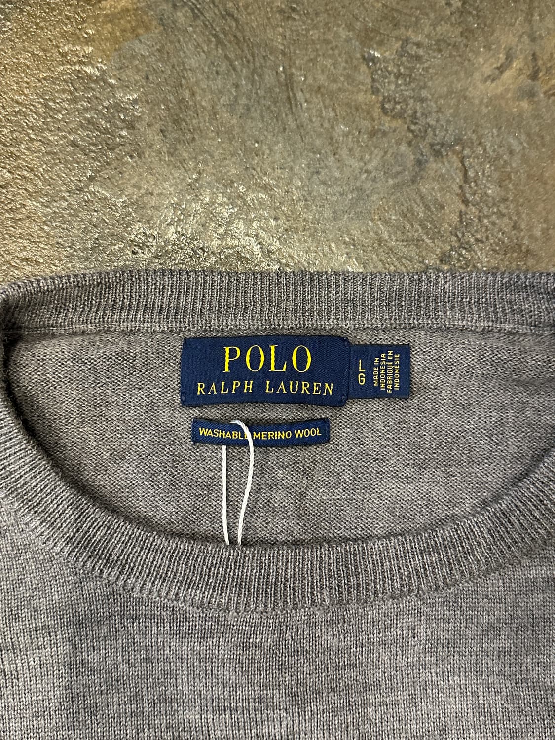 폴로 랄프로렌 메리노 울 니트 L 상품이미지3