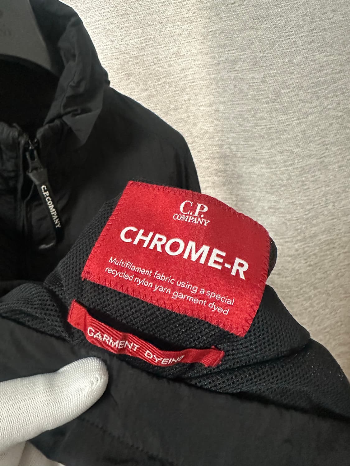 CP컴퍼니 크롬R 나일론 바람막이 블랙 (52) 상품이미지7