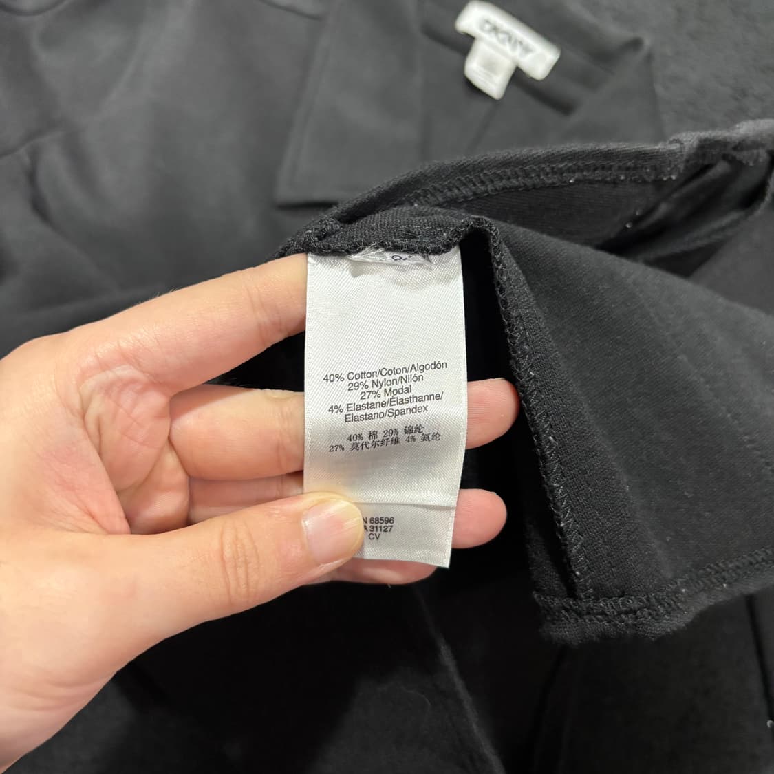 2 우먼S DKNY 블랙 사선지퍼 투웨이 자켓 상품이미지5