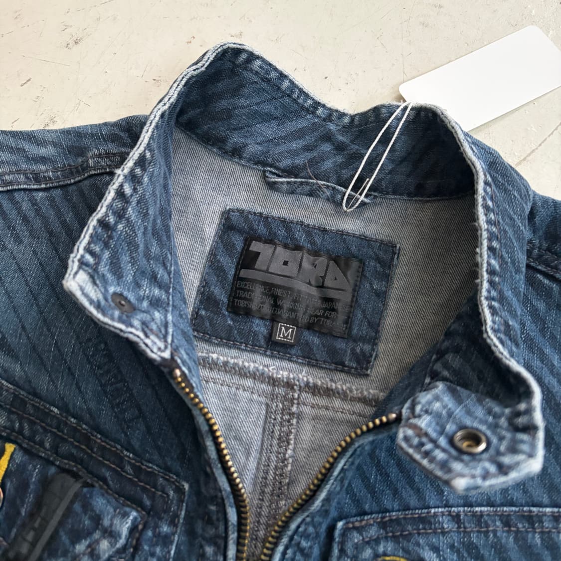 Toraichi 토라이치 8980 빈티지 데님 라이더 자켓 M 상품이미지5
