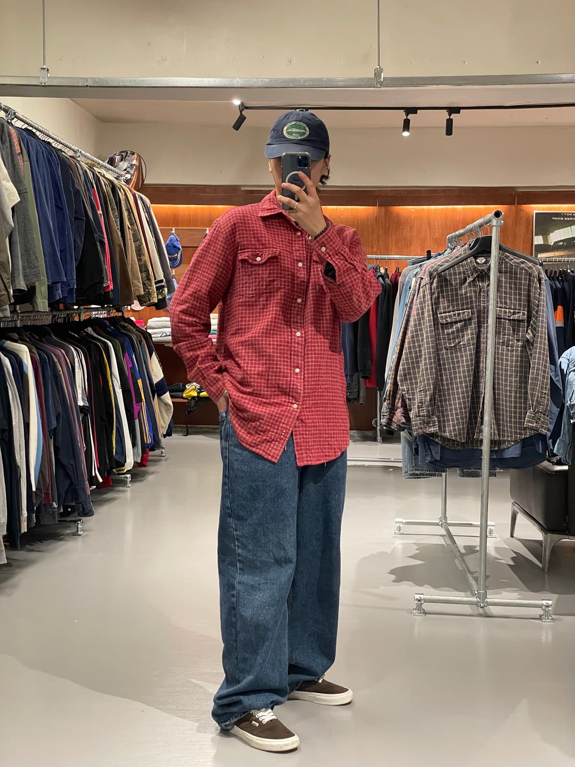 CHAPS 체크 셔츠 상품이미지3