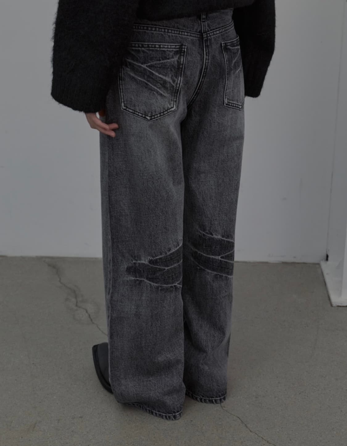 LCDC 와이드 워시드 데님 M 상품이미지2