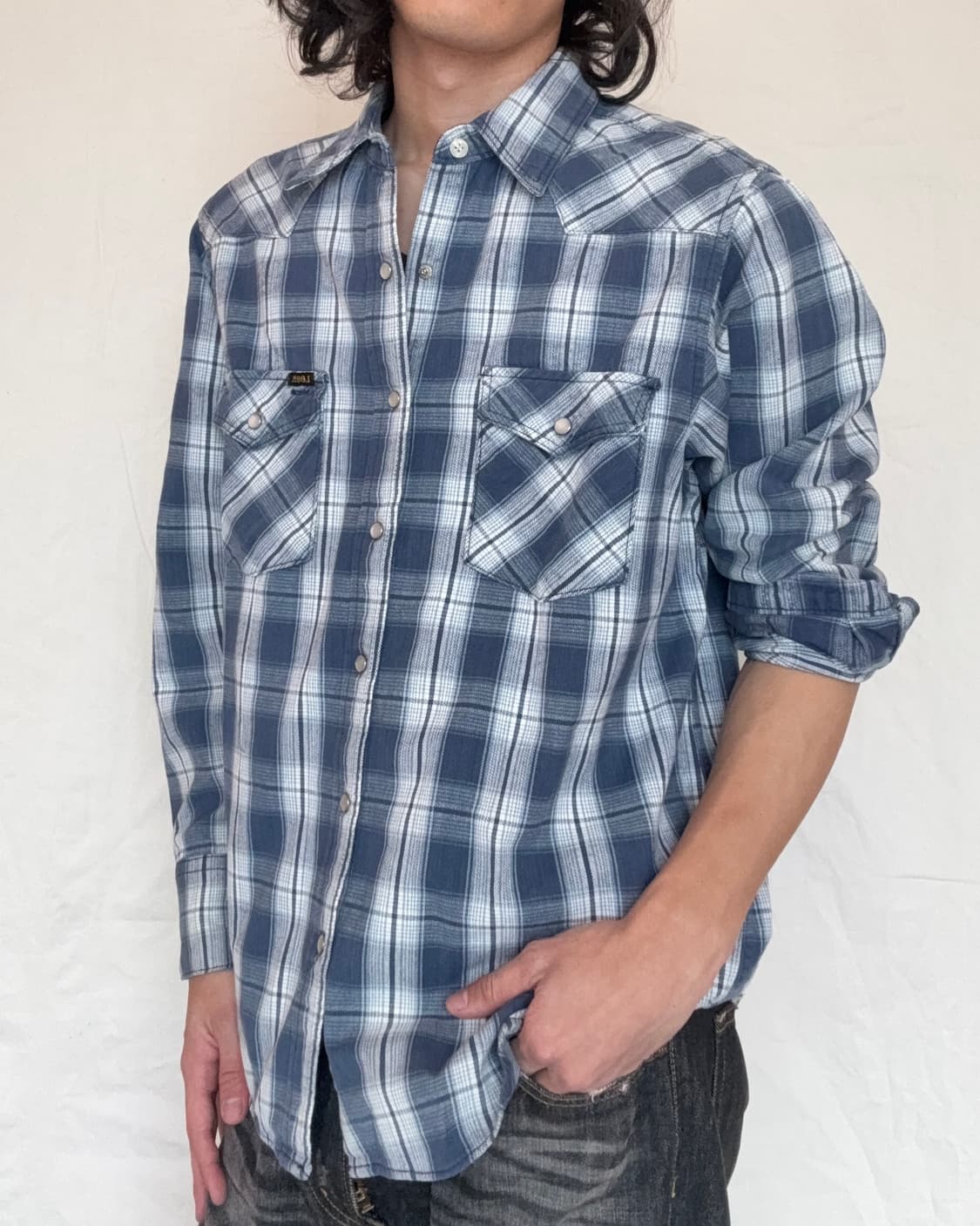 LEE 블루 빈티지 셔츠 상품이미지9