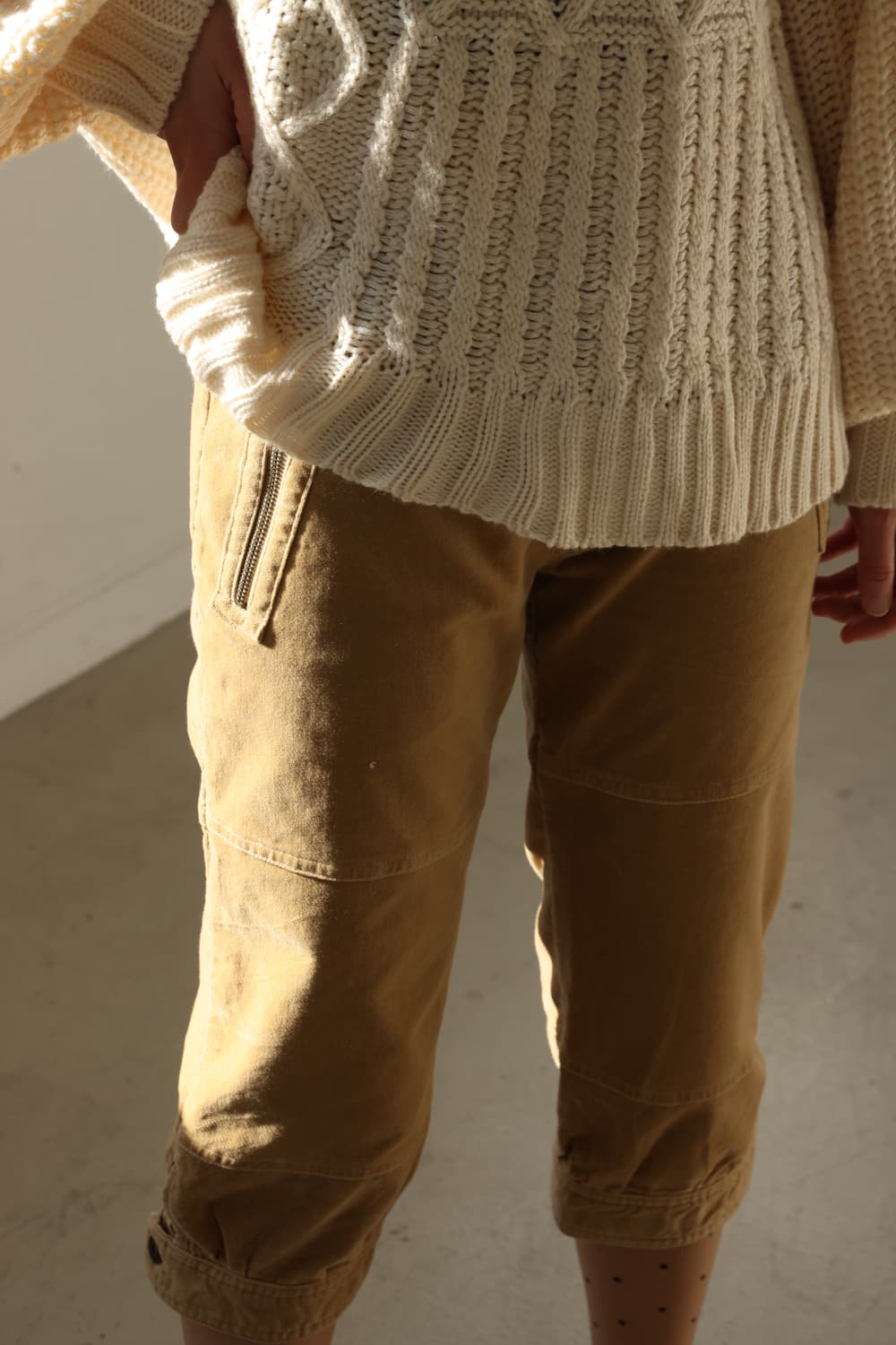 카멜 팬츠 상품이미지2