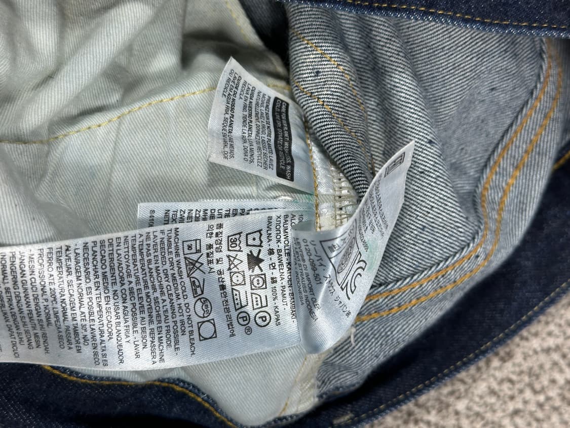 리바이스 54501 501Z XX 셀비지진 32 상품이미지7