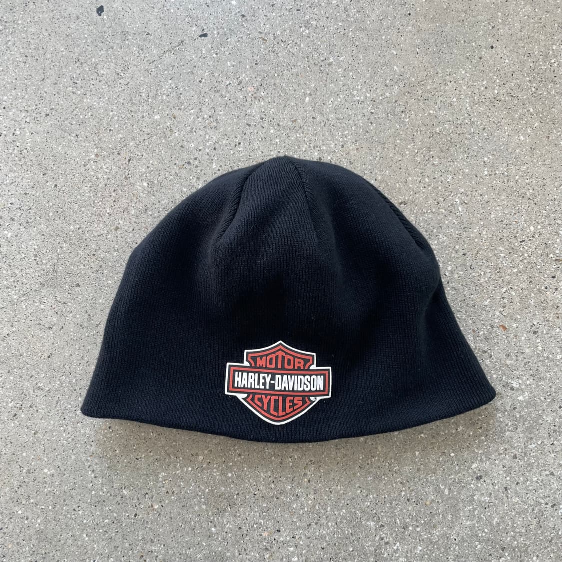 빈티지 할리 데이비슨 리버시블 비니 블랙 상품이미지4